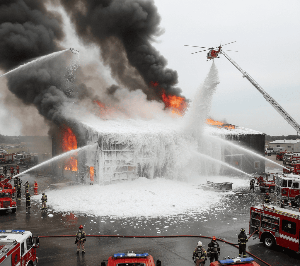 PFAS en espumas contra incendios